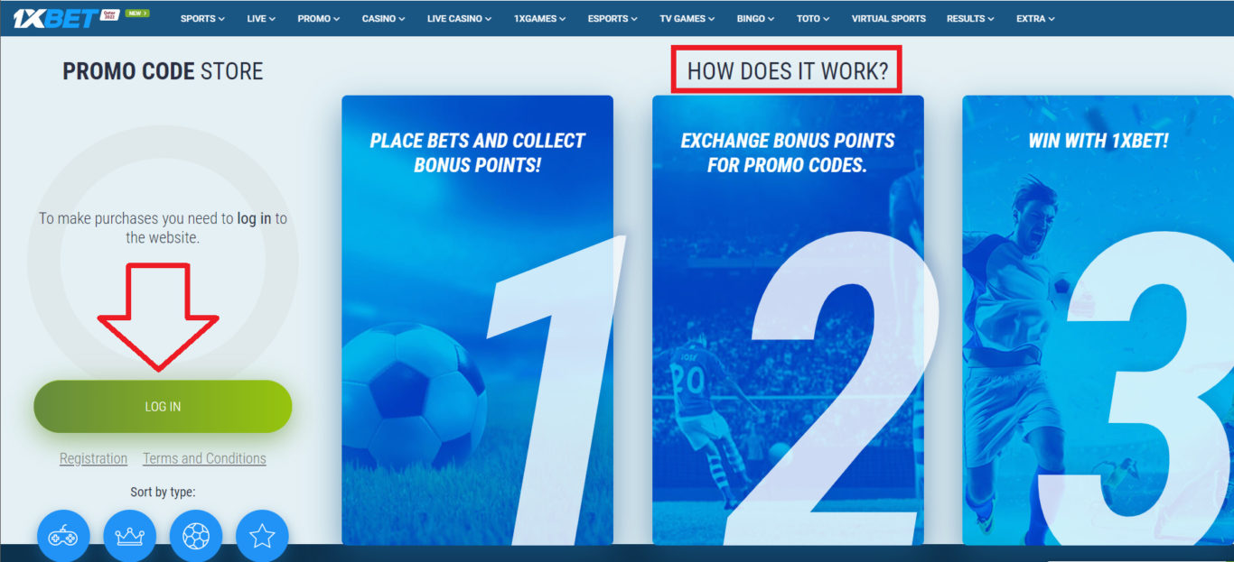 1xBet promo code for new Ugandan users